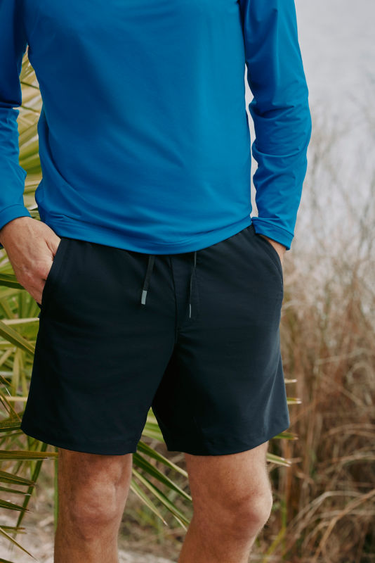 Men's Jackson Quick-Dry Drawstring Shorts - BLACK image number 1