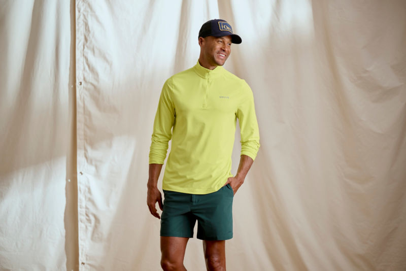 Men&rsquo;s Sun Defense 1/4-Zip - CITRUS