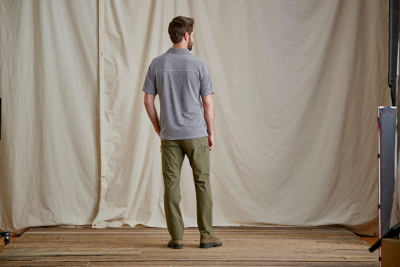 Three Forks Polo - BLUE MIST/NAVY STRIPE image number 4