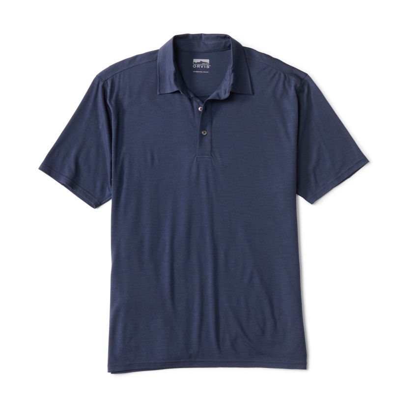 Men&rsquo;s Outbound Merino Polo - TRUE NAVY