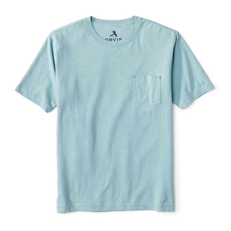 Bromley Slub Short-Sleeve Crewneck T-Shirt - MINERAL BLUE