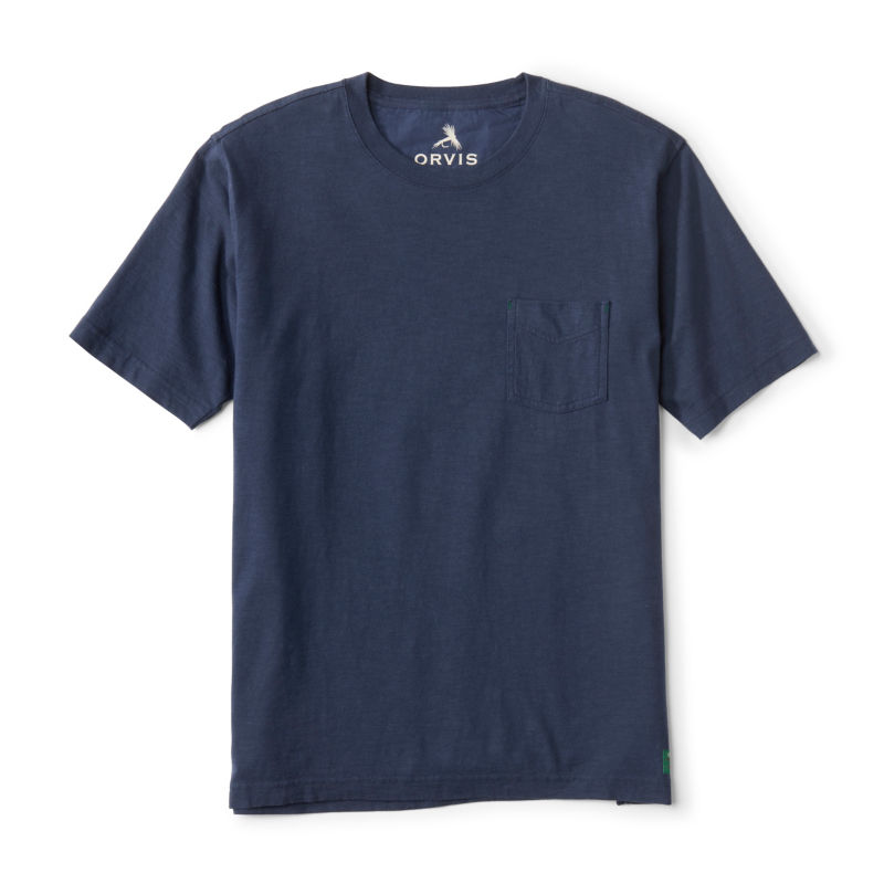 Bromley Slub Short-Sleeve Crewneck T-Shirt - TRUE NAVY