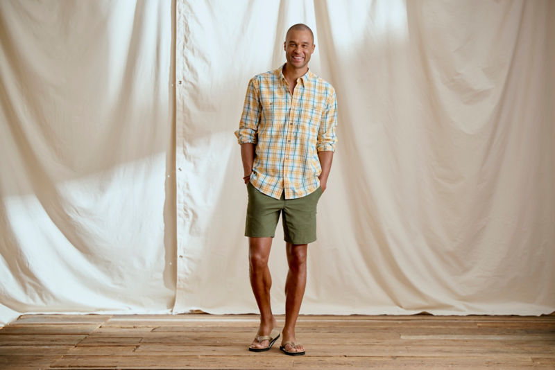 Adventure Stretch Ripstop Shorts - TARRAGON