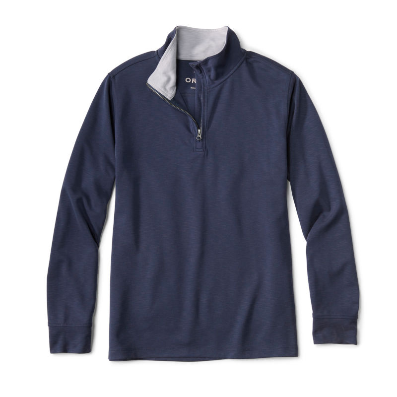 Three Forks 1/4-Zip Sweatshirt - TRUE NAVY