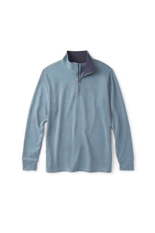Three Forks 1/4-Zip Sweatshirt - BLUE HAZE image number 0