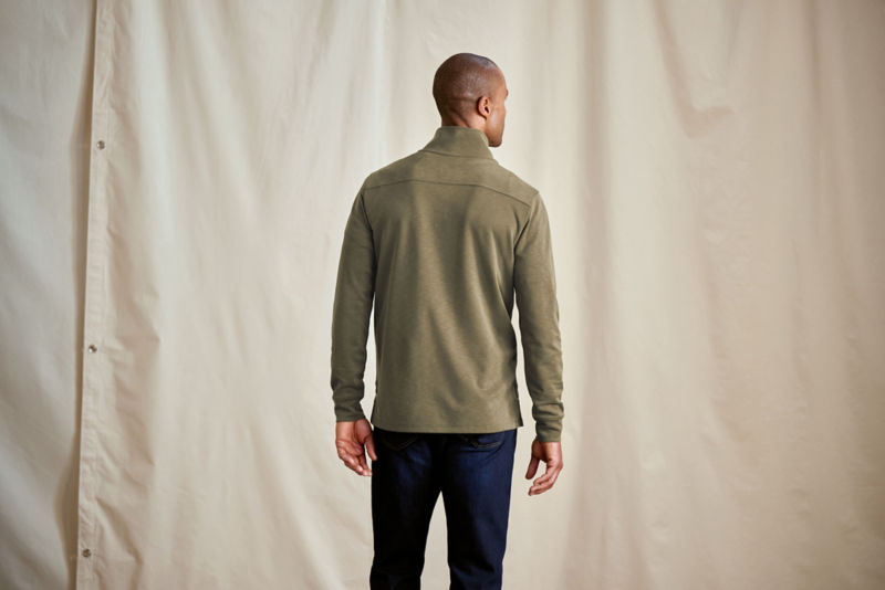 Three Forks 1/4-Zip Sweatshirt - TARRAGON image number 4