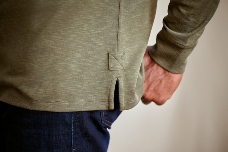 Three Forks 1/4-Zip Sweatshirt - TARRAGON image number 2