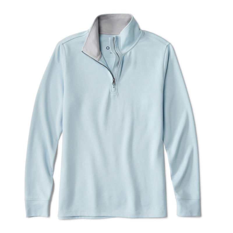 Three Forks 1/4-Zip Sweatshirt - BLUE MIST image number 0
