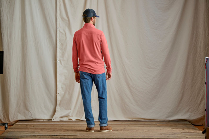 Three Forks 1/4-Zip Sweatshirt - OLIVINE image number 3