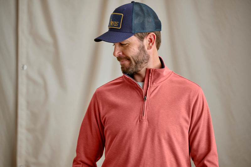 Three Forks 1/4-Zip Sweatshirt - OLIVINE image number 2