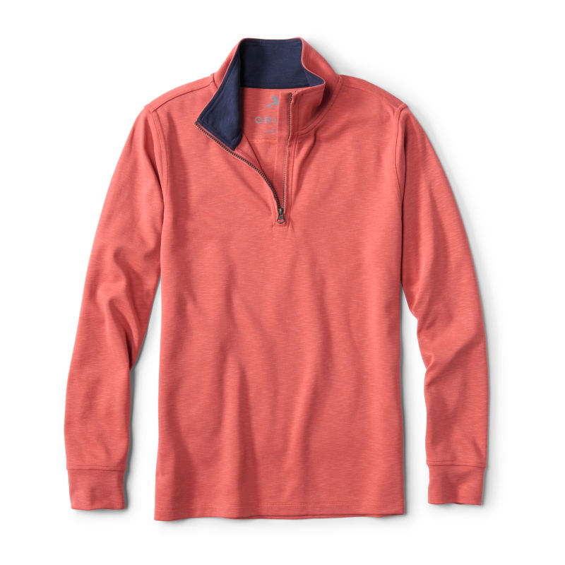 Three Forks 1/4-Zip Sweatshirt - RED CLAY image number 3