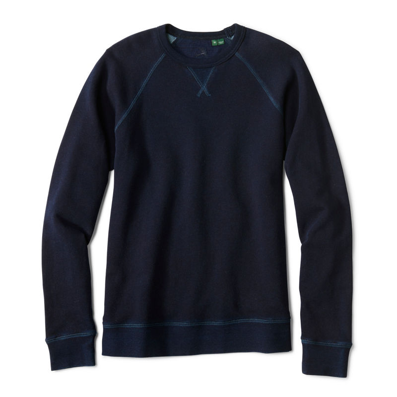 Men&rsquo;s Indigo Crewneck Sweatshirt - DARK INDIGO