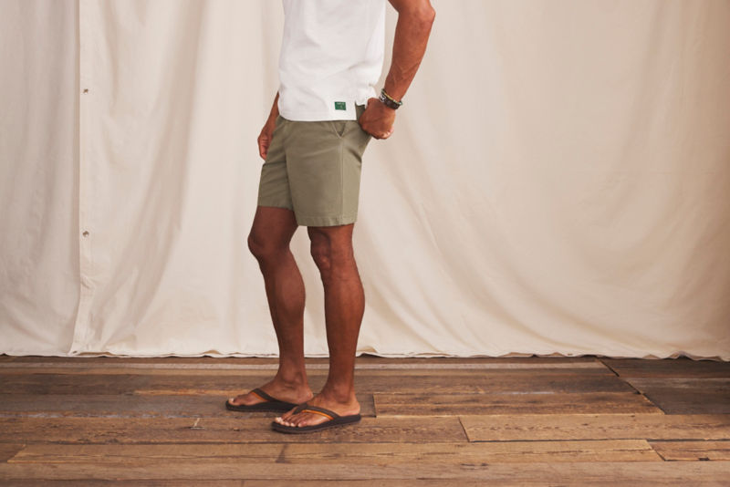 1856 Stretch Twill Chino 7" Shorts - SAGEWOOD image number 2
