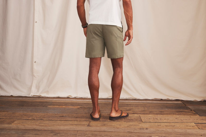 1856 Stretch Twill Chino 7" Shorts - SAGEWOOD image number 3