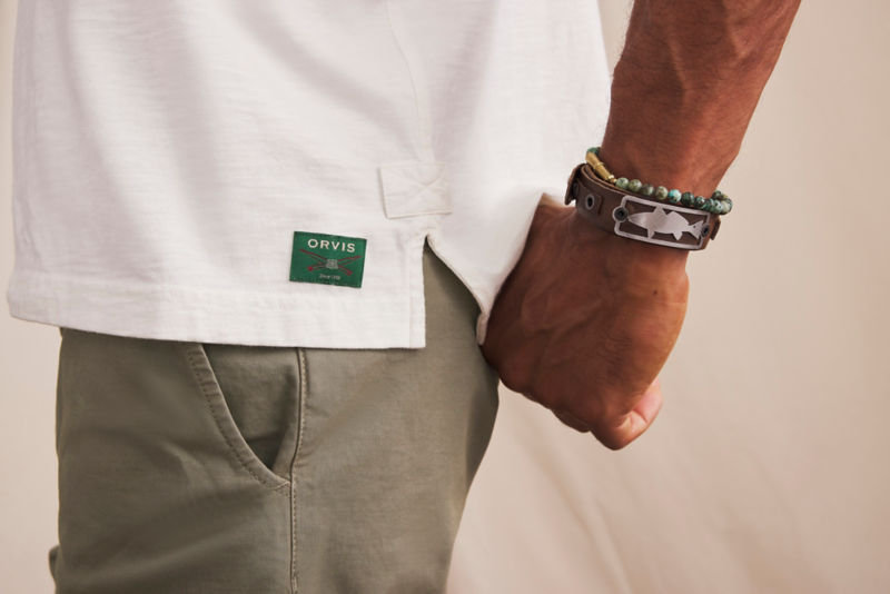 1856 Stretch Twill Chino 7" Shorts - SAGEWOOD image number 1