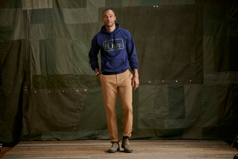 1856 Stretch Twill Regular Fit Chinos - FIELD KHAKI image number 4