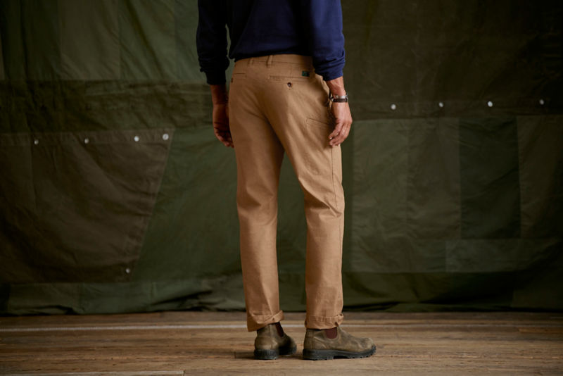 1856 Stretch Twill Regular Fit Chinos - FIELD KHAKI image number 3