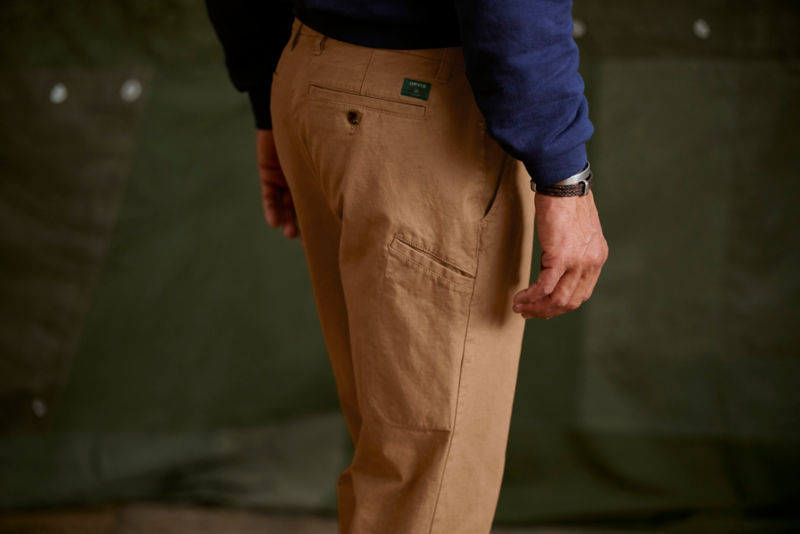 1856 Stretch Twill Regular Fit Chinos - FIELD KHAKI image number 1