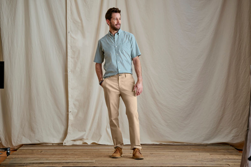 1856 Easy Care Angler Regular Fit Chinos - STERLING image number 7