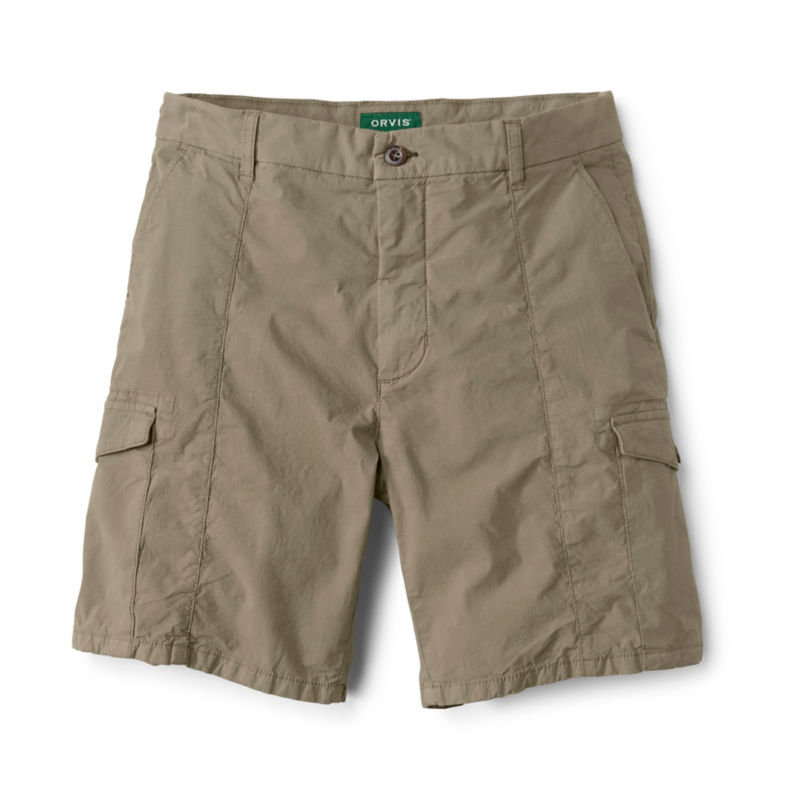 Men's 1856 Stretch Poplin Cargo Shorts - MUSHROOM image number 0