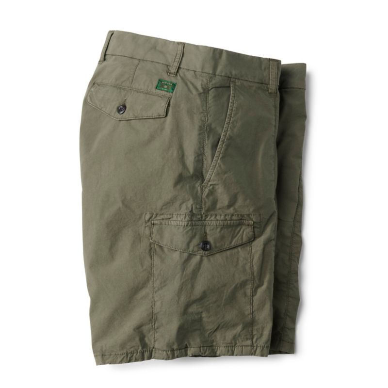 Men&rsquo;s 1856 Stretch Poplin Cargo Shorts - TARRAGON image number 5