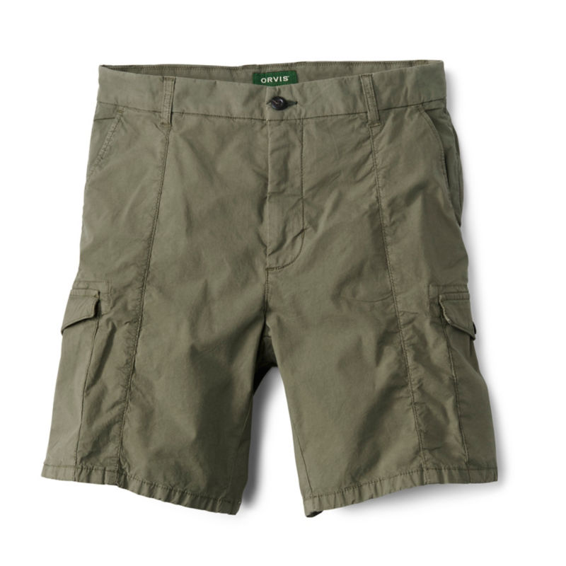 Men&rsquo;s 1856 Stretch Poplin Cargo Shorts - TARRAGON image number 4
