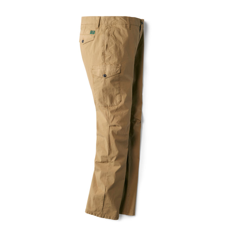 Men's 1856 Stretch Poplin Regular Fit Cargo Pants - KHAKI image number 1