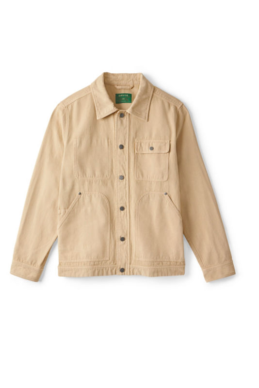 Garment-Dyed Hemp-Blend Utility Jacket - SHIITAKE
