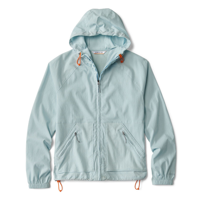 Women's Open Air Caster Full-Zip Hoodie - BLUE MIST