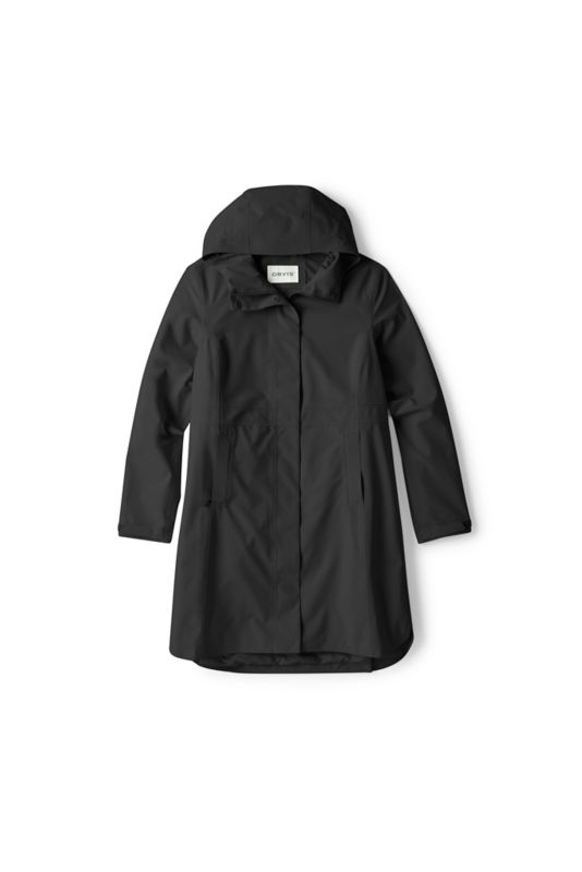 Women&rsquo;s Outbound Pack & Go Waterproof Parka - BLACK image number 0