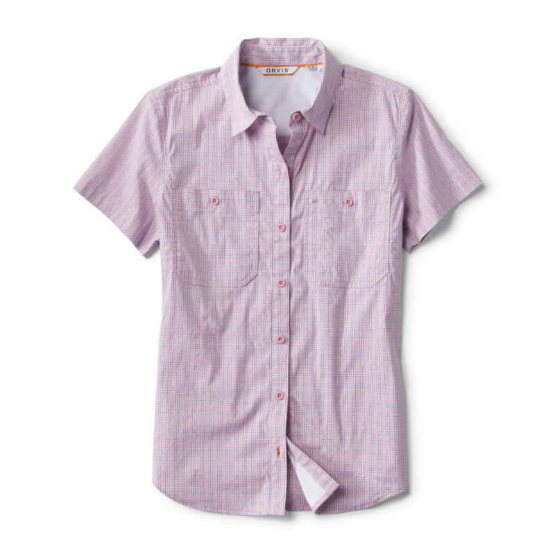 Women's River Guide Short-Sleeve Shirt - LILAC PLAID image number 0