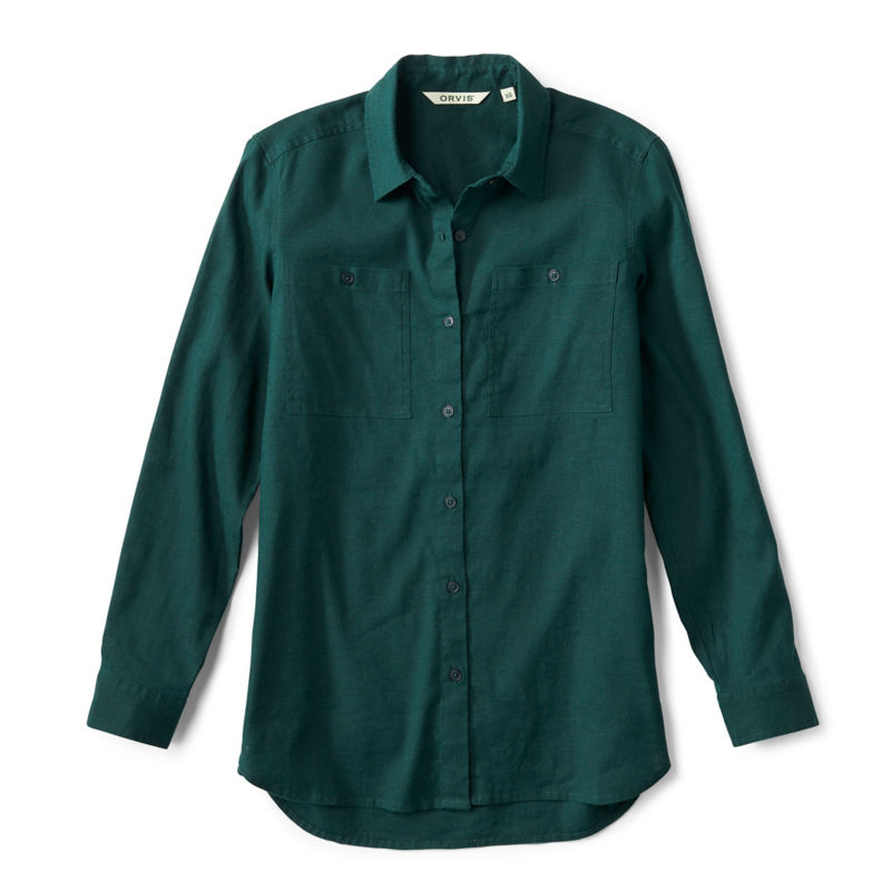 Performance Linen Tunic - PEACOCK