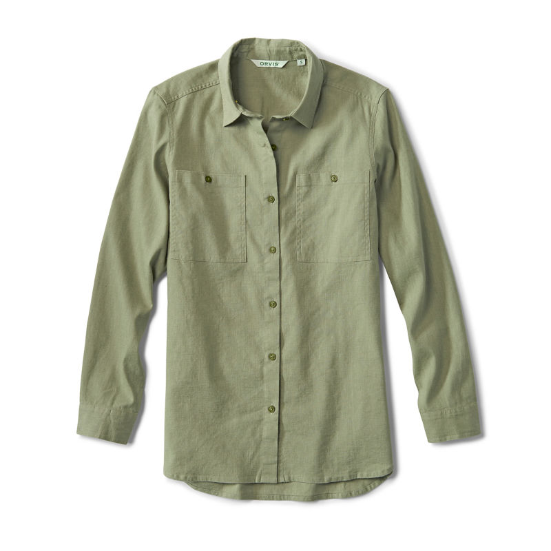 Performance Linen Tunic - OLIVINE
