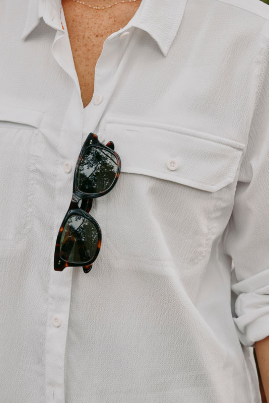 Women's Open Air Caster Long-Sleeve Shirt - WHITE image number 2