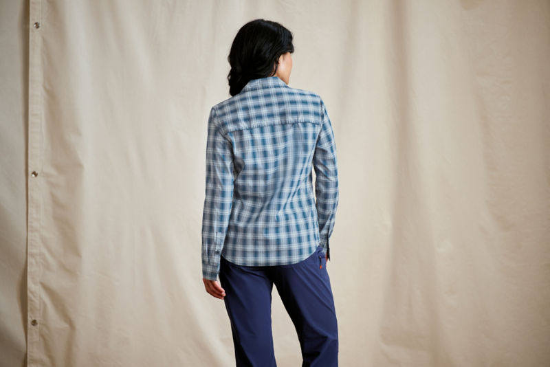 Women's River Guide Long-Sleeve Shirt - LAKESIDE PLAID image number 4