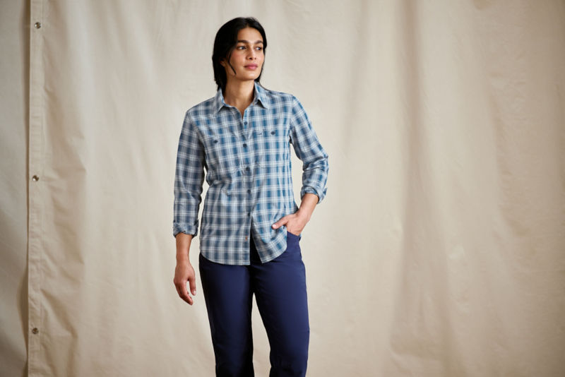 Women's River Guide Long-Sleeve Shirt - LAKESIDE PLAID