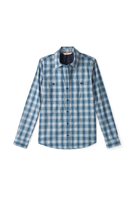 Women's River Guide Long-Sleeve Shirt - LAKESIDE PLAID image number 5