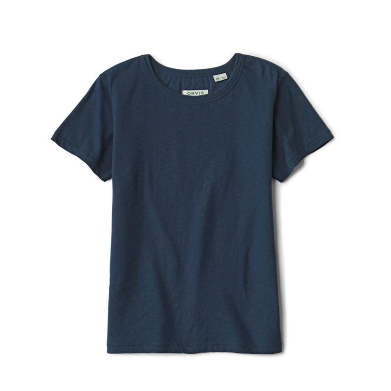 Bromley Slub Short-Sleeve Crewneck Tee - TRUE NAVY image number 0