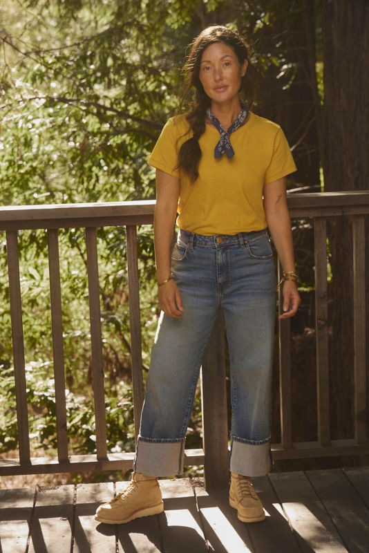 Kut from the Kloth&reg; Sienna High-Rise Cuffed Wide-Leg Jeans - CUDDLE