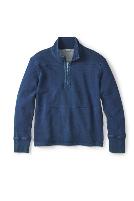 Women&rsquo;s Indigo 1/4-Zip Sweatshirt - DENIM INDIGO
