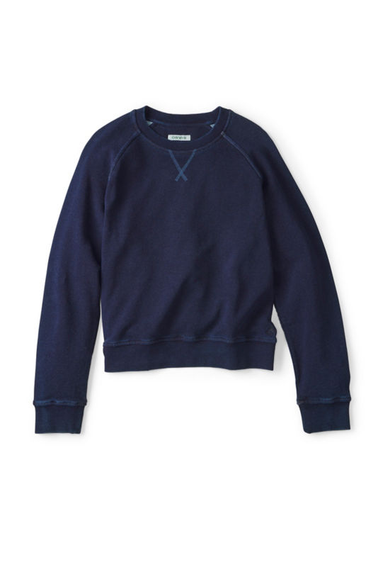 Women&rsquo;s Indigo Crewneck Sweatshirt - DARK INDIGO