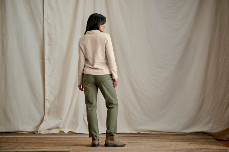 Lightweight Organic Cotton Polo Sweatshirt | Orvis