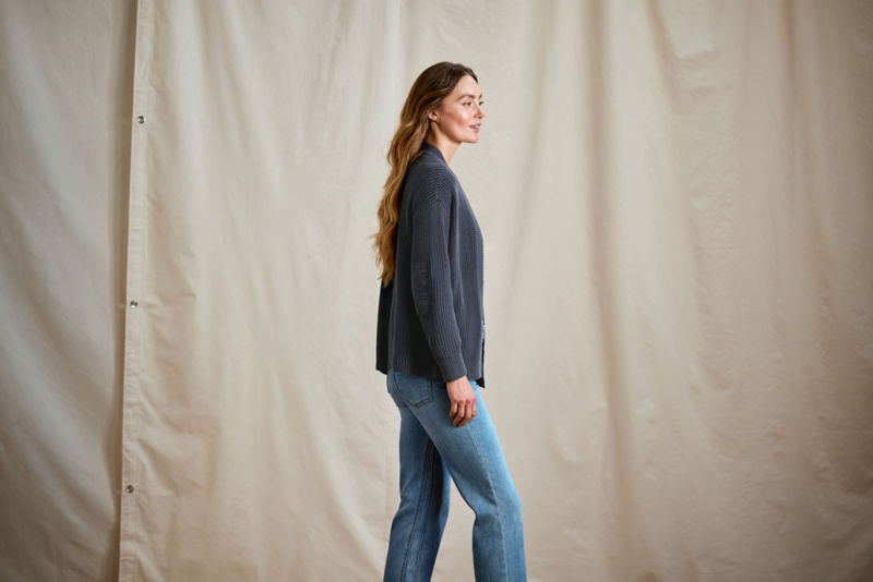 Sun-Faded Cardigan - TRUE NAVY image number 3