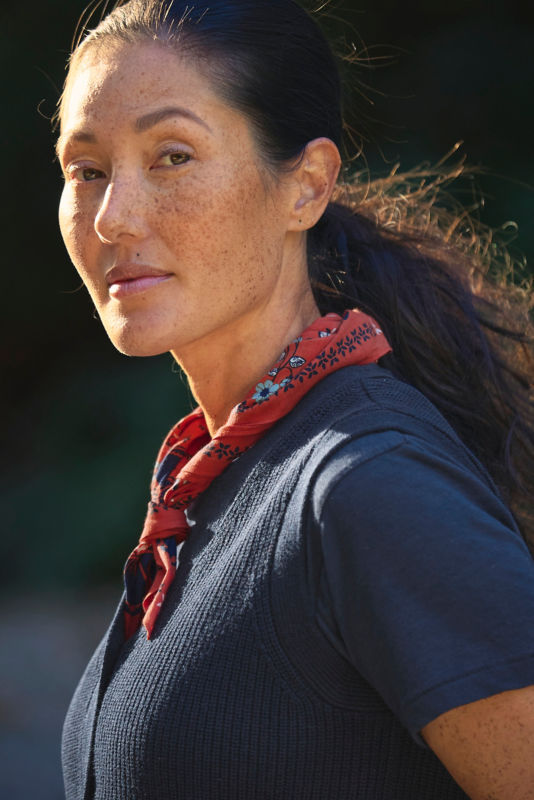 Ribbed Sweater Vest - TRUE NAVY image number 1