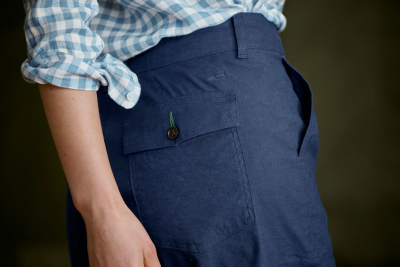 Women&rsquo;s 1856 Linen 5" Utility Shorts - TRUE NAVY image number 2