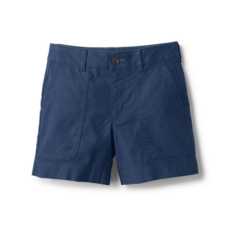 Women&rsquo;s 1856 Linen 5" Utility Shorts - TRUE NAVY image number 6