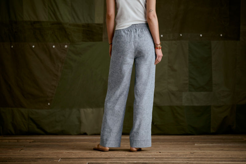Explorer Performance Linen Wide-Leg Pants | Orvis