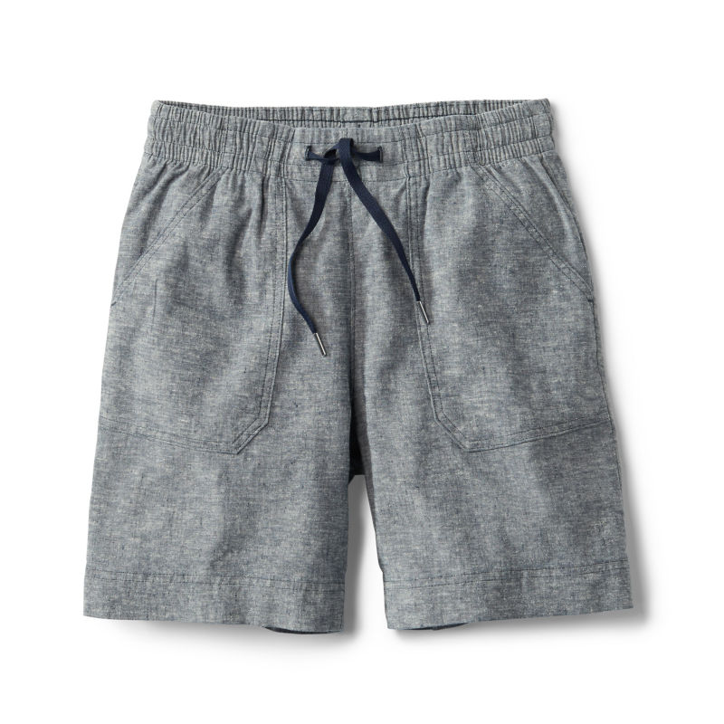 Explorer Performance Linen 7" Shorts - TRUE NAVY CHAMBRAY