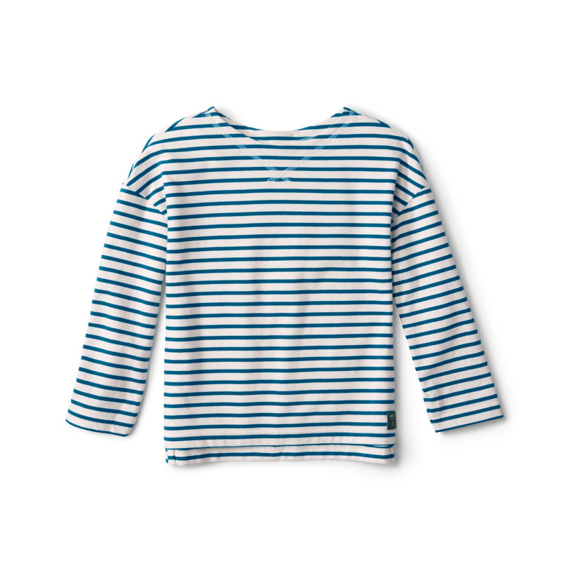 Heritage Striped 3/4-Sleeve Shirt - PACIFIC/SNOW STRIPE image number 3