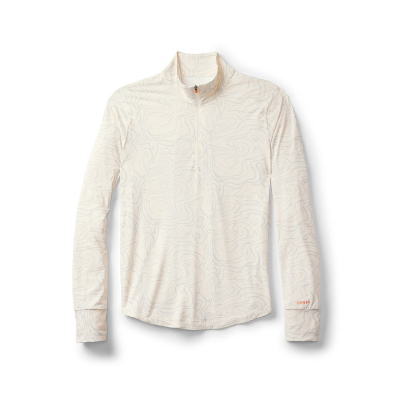 Women&rsquo;s Sun Defense 1/4-Zip - SNOW RIPPLES